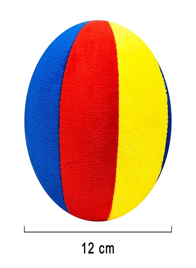 في جراسب كرة خشخيشة للأطفال من VGRASSP، مقاس 12 سم، بتصميم رانجولي ملون - كرة محشوة ناعمة من القطيفة تصدر صوت خشخشة للأطفال الرضع والصغار - هدية عيد ميلاد رائعة للعناق - اللون حسب المتوفر - Image 3